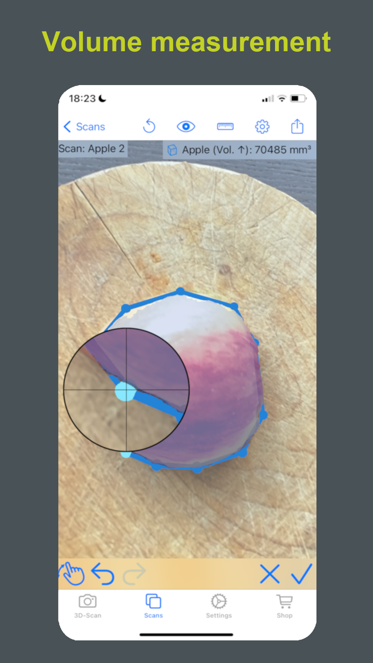 Dornheim 3D Scanner – true-to-scale measurement of a 3D photo on the iPhone